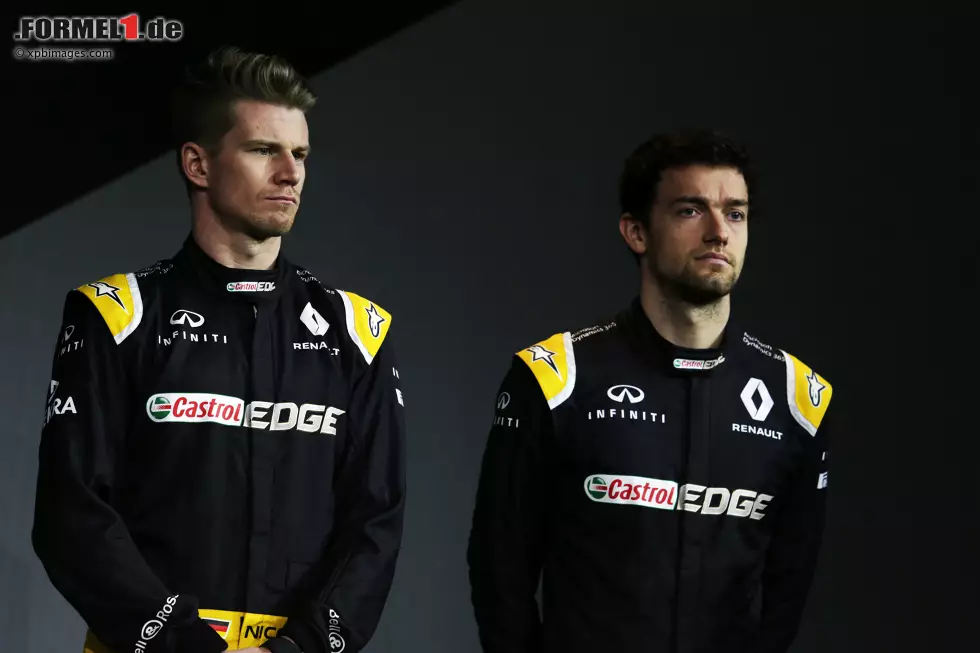 Foto zur News: Nico Hülkenberg und Jolyon Palmer (Renault)