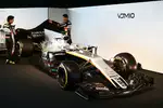 Foto zur News: Sergio Perez (Force India) und Esteban Ocon (Force India)