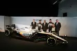 Foto zur News: Sergio Perez (Force India), Vijay Mallya, Esteban Ocon (Force India) und Otmar Szafnauer