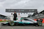 Foto zur News: Lewis Hamilton (Mercedes), Toto Wolff und Valtteri Bottas (Mercedes)