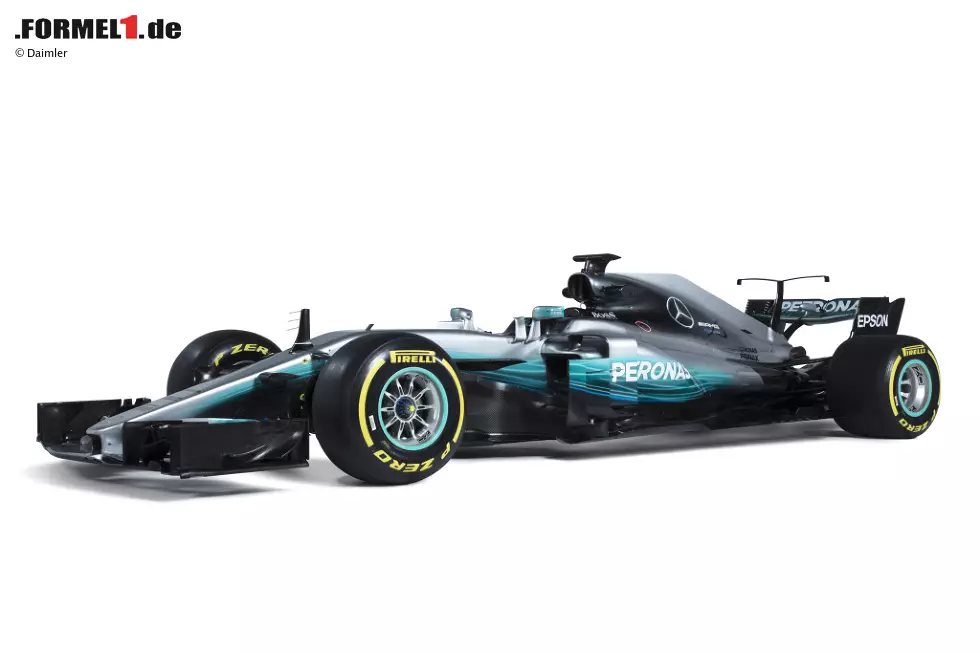 Foto zur News: Mercedes F1 W08 im Studio