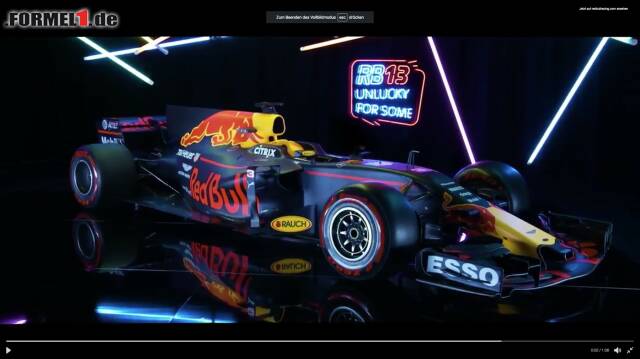 Foto zur News: Der Red Bull RB13 verblüfft mit einem riesigen Nasenloch an der Spitze