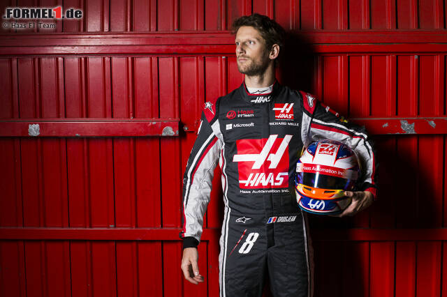 Foto zur News: Romain Grosjean geht als Teamleader in seine zweite Saison mit dem Team: 2016 holte er alle 29 Zähler für die Amerikaner.