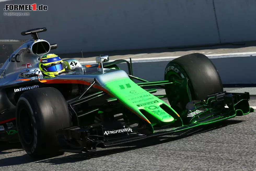 Foto zur News: Sergio Perez (Force India)