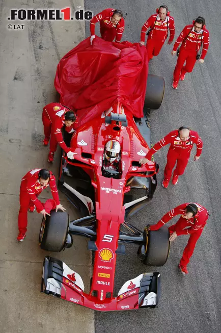 Foto zur News: Sebastian Vettel (Ferrari)