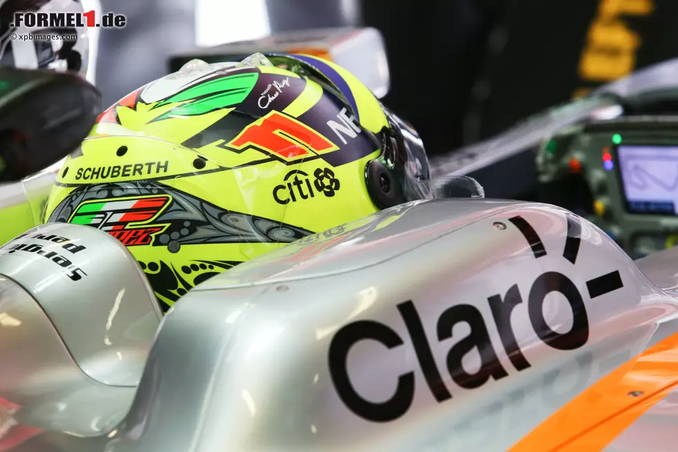 Foto zur News: Sergio Perez (Force India)