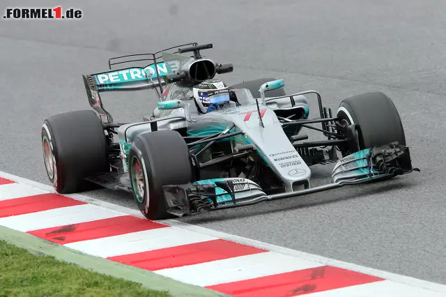 Foto zur News: Tagesschnellster blieb Valtteri Bottas mit einer Jahresbestzeit in 1:19.310 Minuten auf Supersoft. Heißt: Es gibt Luft für weitere Verbesserungen auf noch weicheren Reifen.