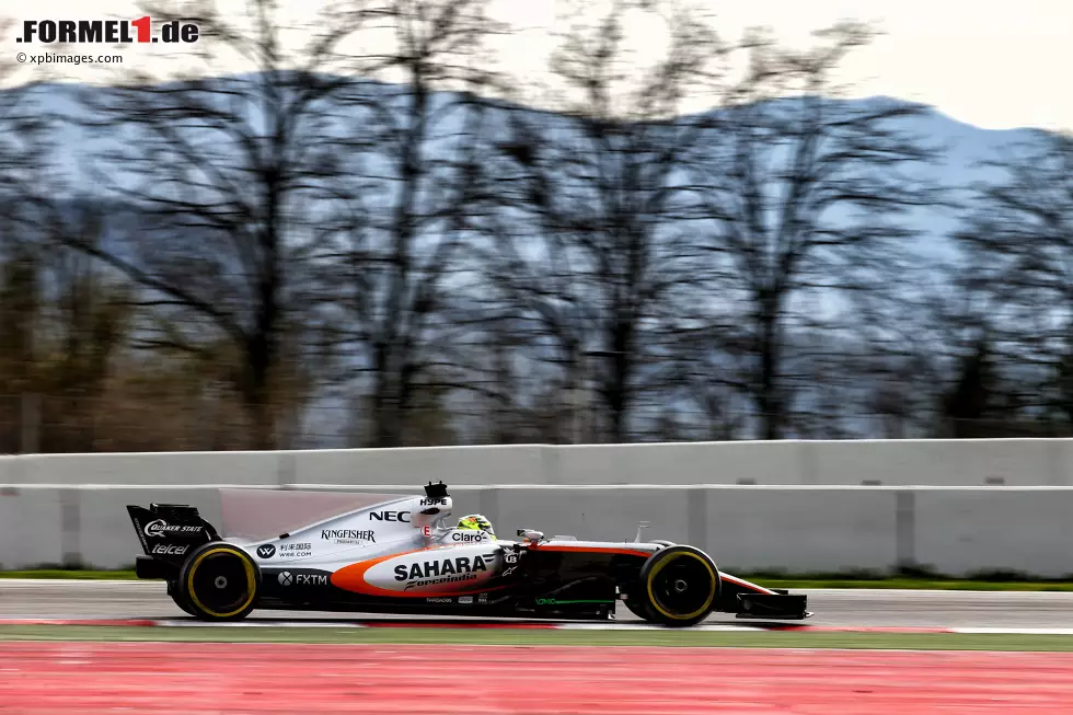 Foto zur News: Sergio Perez (Force India)