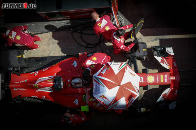 Foto zur News: Interessant: Ferrari setzte nicht während der gesamten zwei Testwochen auf die Kanäle, hier sind sie zum Beispiel verschwunden...