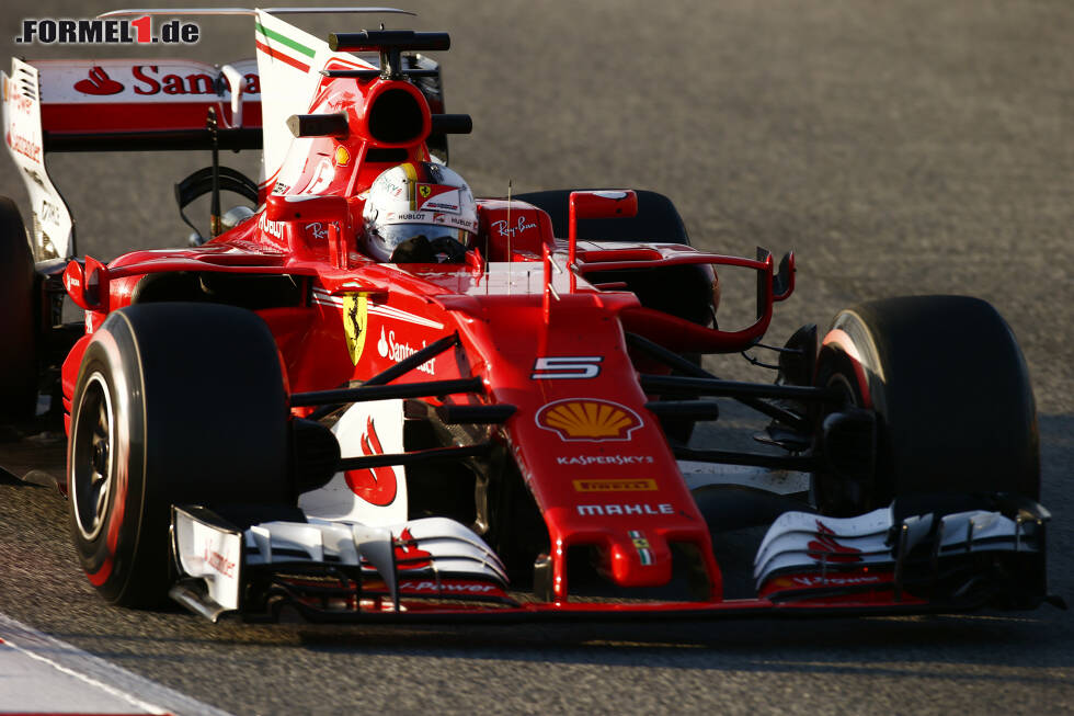 Foto zur News: ...obwohl der Heppenheimer auf seiner schnellsten Runde offenbar vom Gas gegangen war. Dennoch mauserte sich Ferrari endgültig zum Mitfavoriten.