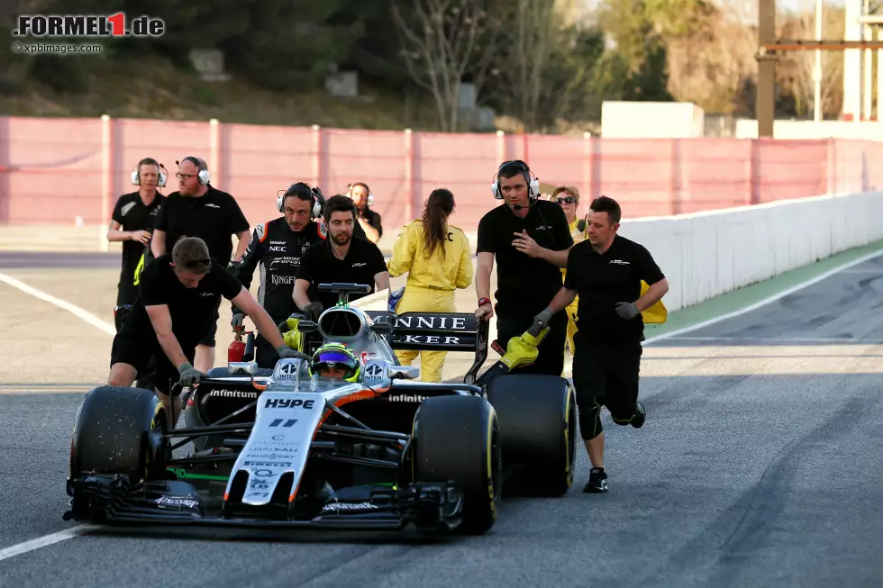 Foto zur News: Sergio Perez (Force India)