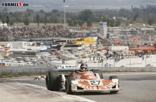 Foto zur News: 1977 ist er in Spanien der erste Pilot, der für das heutige Williams-Team an einem Rennen in der Königsklasse teilnimmt.