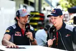 Foto zur News: Carlos Sainz (Toro Rosso) und Daniil Kwjat (Toro Rosso)