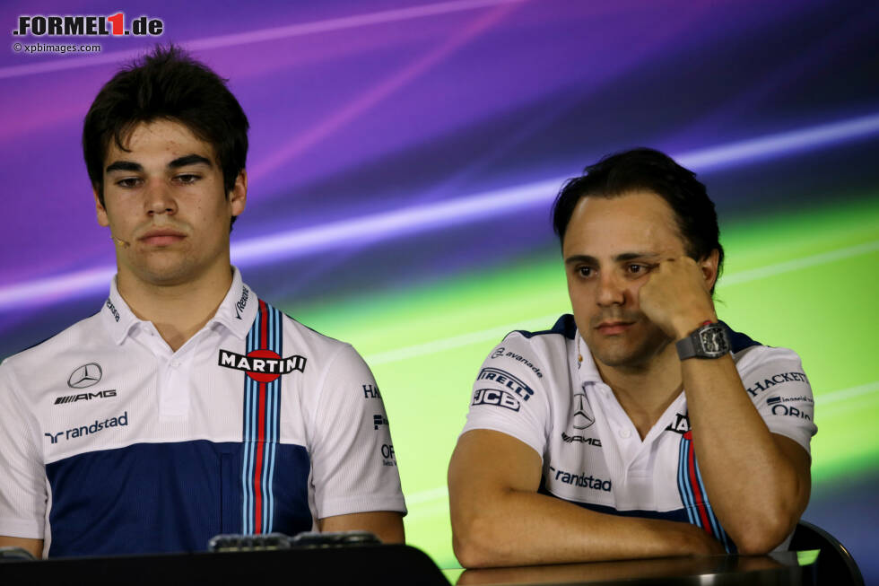 Foto zur News: Lance Stroll (Williams) und Felipe Massa (Williams)
