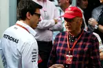 Foto zur News: Toto Wolff und Niki Lauda