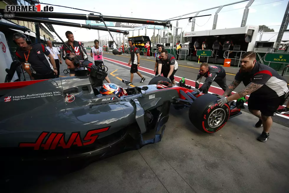 Foto zur News: Romain Grosjean (Haas)