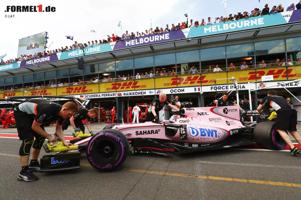 Foto zur News: Sergio Perez (Force India)