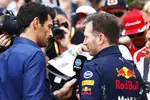 Foto zur News: Mark Webber und Christian Horner