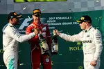 Gallerie: Lewis Hamilton (Mercedes), Sebastian Vettel (Ferrari) und Valtteri Bottas (Mercedes)