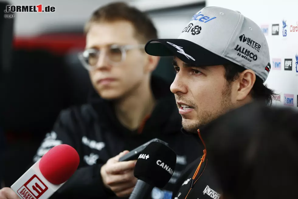 Foto zur News: Sergio Perez (Force India)