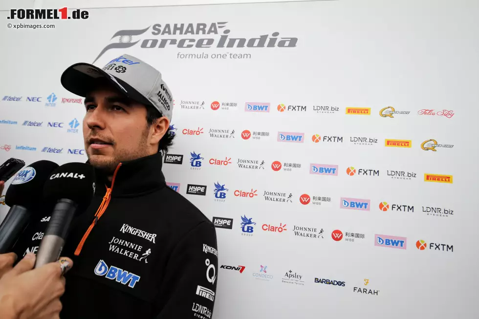 Foto zur News: Sergio Perez (Force India)