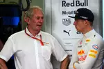 Foto zur News: Helmut Marko und Max Verstappen (Red Bull)