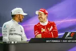 Gallerie: Lewis Hamilton (Mercedes) und Sebastian Vettel (Ferrari)