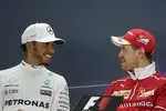 Gallerie: Lewis Hamilton (Mercedes) und Sebastian Vettel (Ferrari)