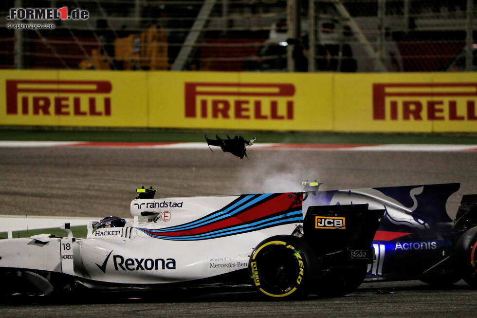Foto zur News: Lance Stroll (Williams) und Carlos Sainz (Toro Rosso)