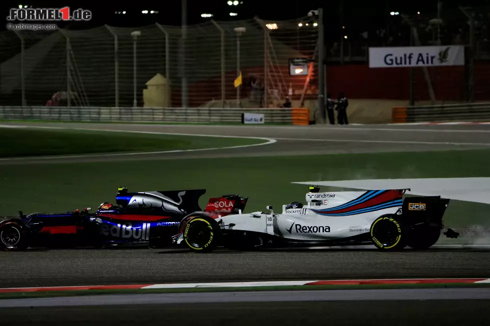 Foto zur News: Lance Stroll (Williams) und Carlos Sainz (Toro Rosso)