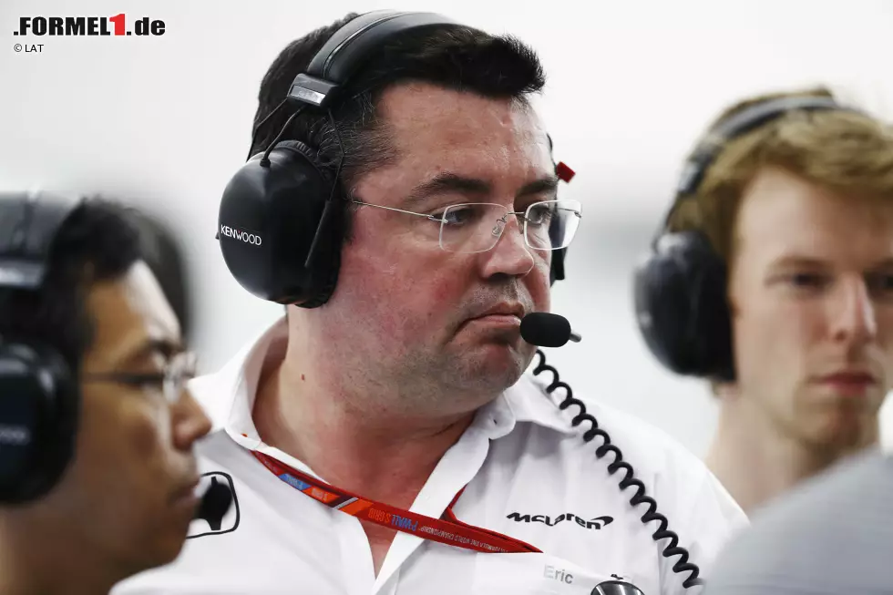 Foto zur News: Eric Boullier und Oliver Turvey