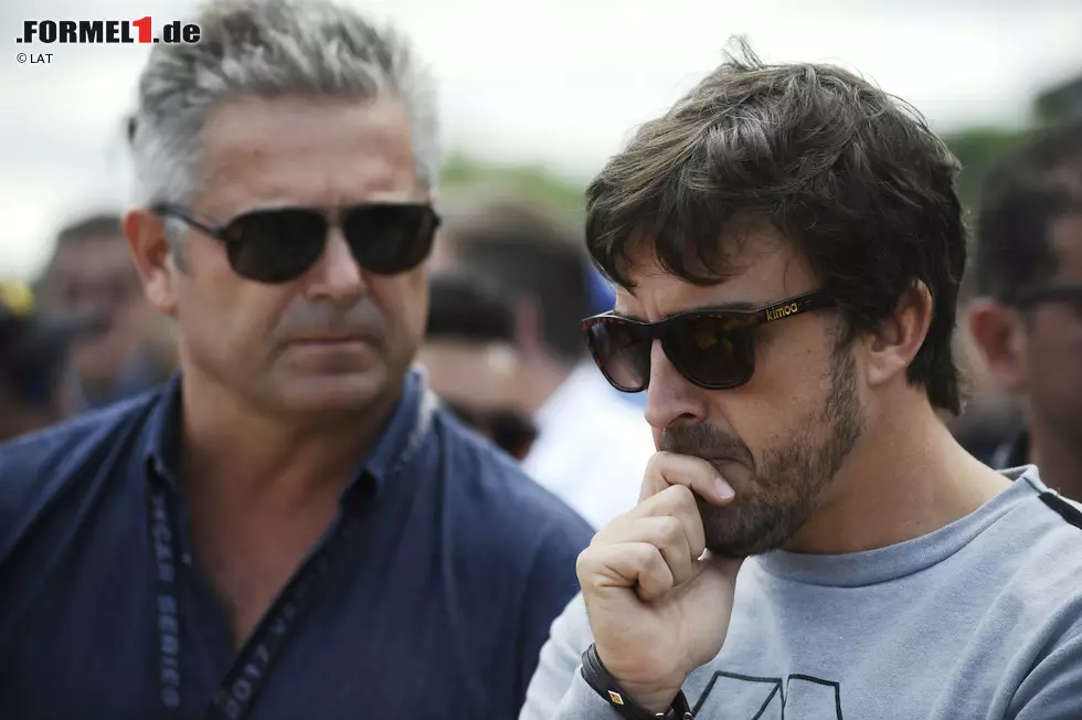 Foto zur News: Gil de Ferran und Fernando Alonso (McLaren)