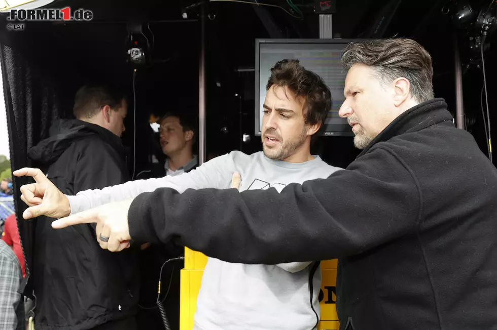 Foto zur News: Fernando Alonso (McLaren) und Michael Andretti