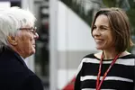 Foto zur News: Bernie Ecclestone und Claire Williams