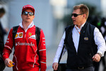 Foto zur News: Mika Salo und Kimi Räikkönen (Ferrari)