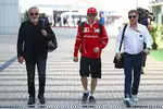 Foto zur News: Kimi Räikkönen (Ferrari) und Mika Salo