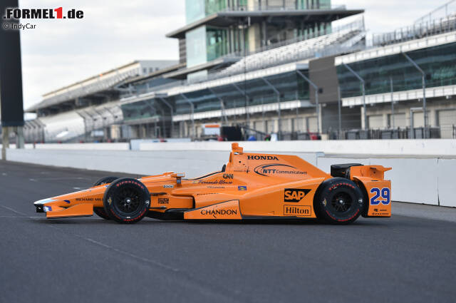 Foto zur News: Fernando Alonso wird in einem klassischen McLaren-Design in Indiapolis antreten ...