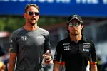 Foto zur News: Jenson Button (McLaren) und Sergio Perez (Force India)