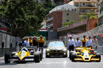 Foto zur News: Alain Prost und Nico Hülkenberg (Renault)