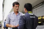 Foto zur News: Mark Webber und Karun Chandhok