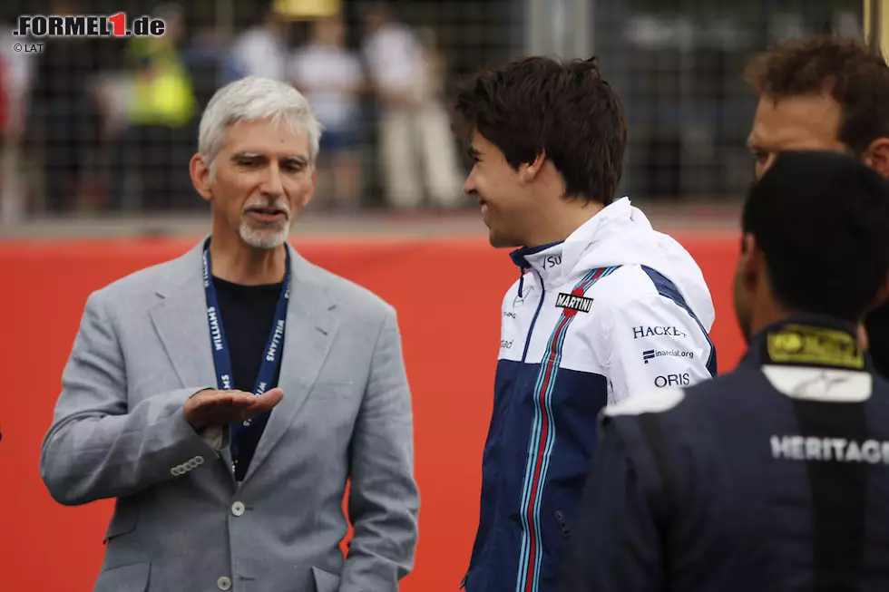 Foto zur News: Lance Stroll, Damon Hill, Alexander Wurz und Karun Chandhok