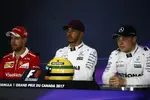 Gallerie: Lewis Hamilton (Mercedes), Sebastian Vettel (Ferrari) und Valtteri Bottas (Mercedes)