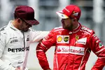 Gallerie: Lewis Hamilton (Mercedes) und Sebastian Vettel (Ferrari)