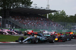 Gallerie: Lewis Hamilton (Mercedes), Max Verstappen (Red Bull), Valtteri Bottas (Mercedes) und Sebastian Vettel (Ferrari)