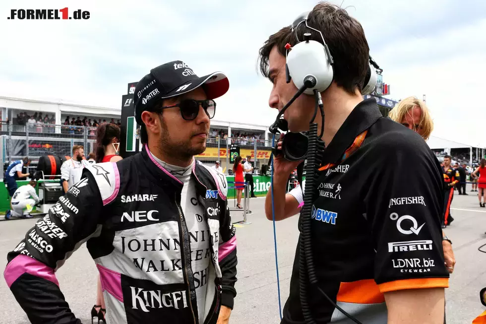 Foto zur News: Versöhnung: Sergio Perez betont die gute Stimmung im Team. Jetzt durch das Stallduell und andere Rennhighlights klicken!