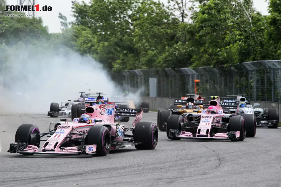 Foto zur News: Sergio Perez (Force India)