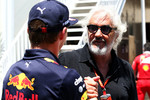 Foto zur News: Max Verstappen (Red Bull) und Flavio Briatore