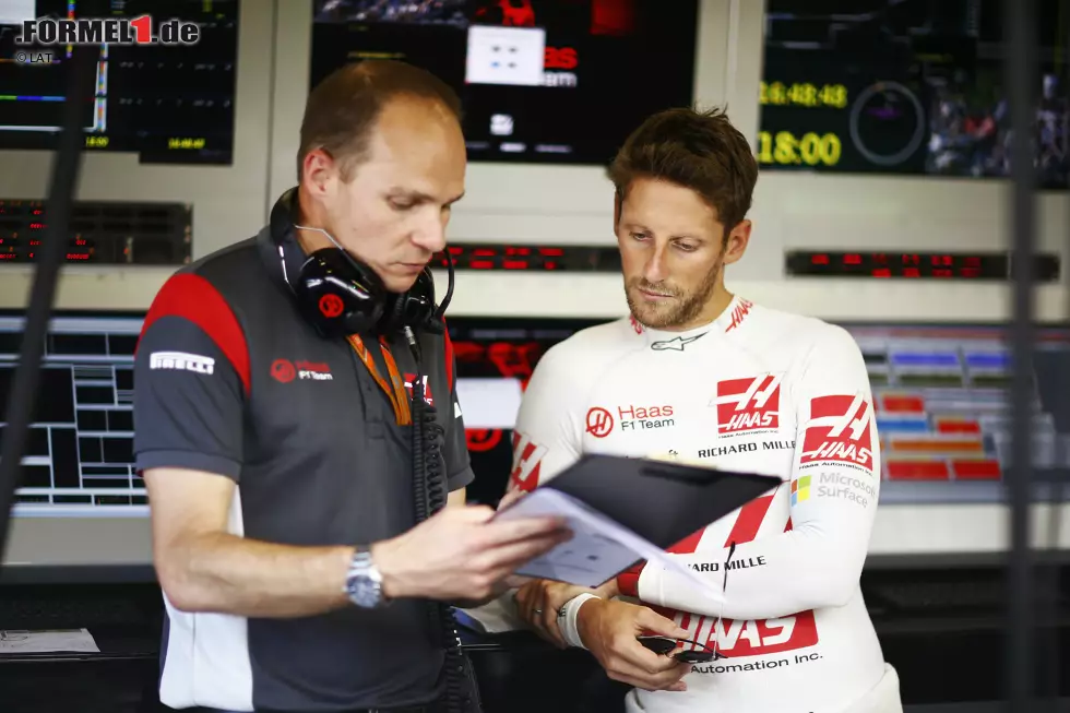 Foto zur News: Romain Grosjean (Haas)