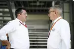 Foto zur News: Ross Brawn und Eric Boullier