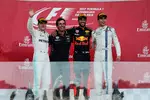 Gallerie: Valtteri Bottas (Mercedes), Daniel Ricciardo (Red Bull) und Lance Stroll (Williams)